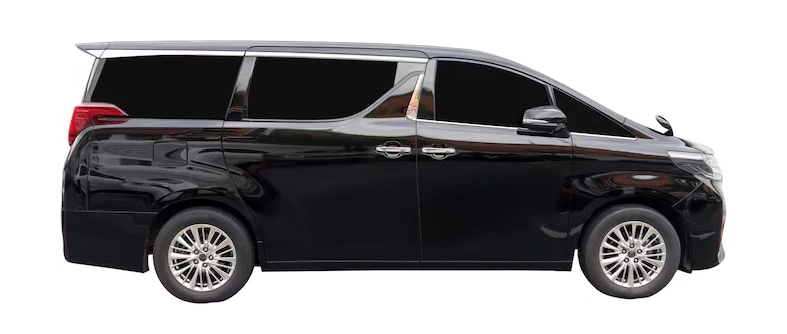 Black Toyota Alphard